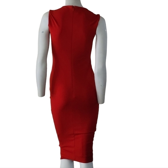 Nookie Madonna Midi Dress Red NWT Small - Picture 7 of 11